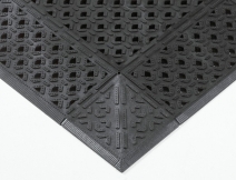 Wykładzina przemysłowa, ergonomiczna Dywaniki, typ Cushion Lok Heavy Duty Solid m, obszar suchy/mokry/zaolejony, kolor czarny